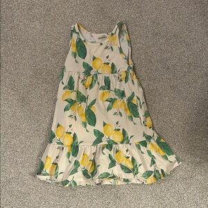 Old Navy Lemon Print Kids Dress